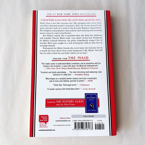 The Maid by Nita Prose Paperback - Picture 2 of 4